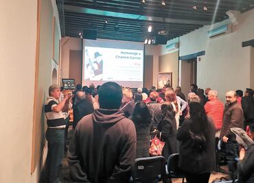 Homenajean a Chamín Correa en la Fonoteca