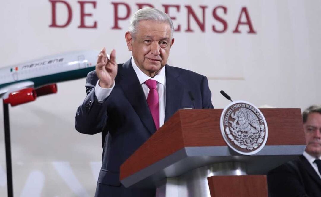 El presidente Andrés Manuel López Obrador aseguró que con la compra de Mexicana de Aviación, el valor de las nuevas empresas creadas bajo su gobierno suman más de 1.5 billones de pesos para el Estado mexicano. Germán Espinosa / EL UNIVERSAL
