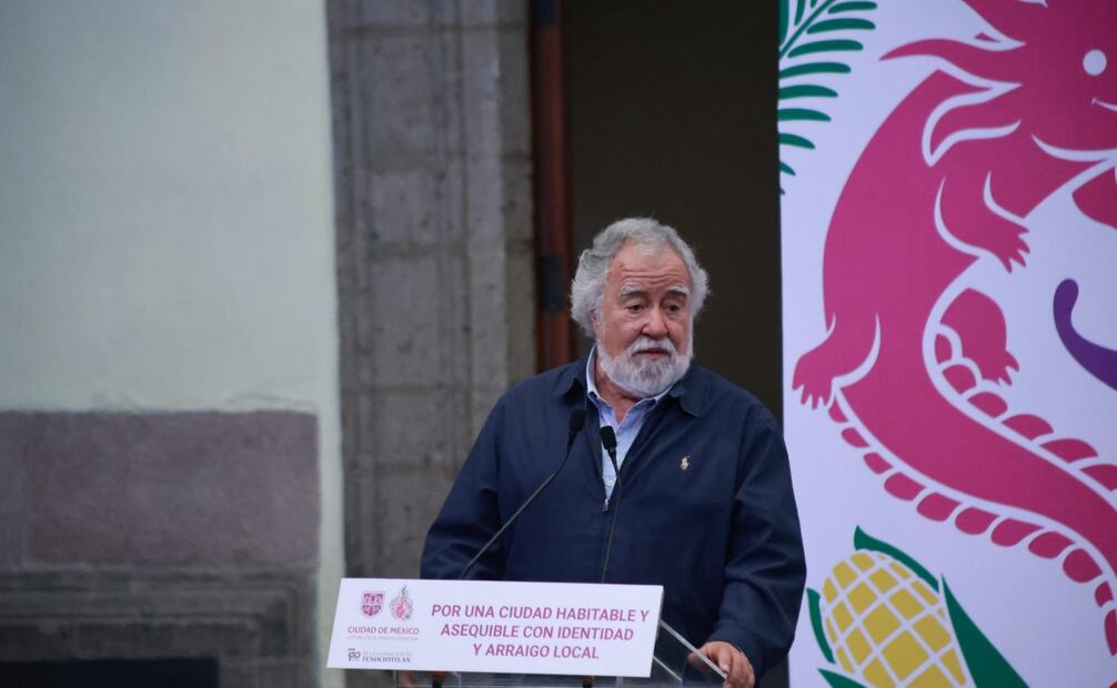 Alejandro Encinas durante el foro contra la Gentrificación que se realiza este viernes. Foto: Fernanda Zamora
