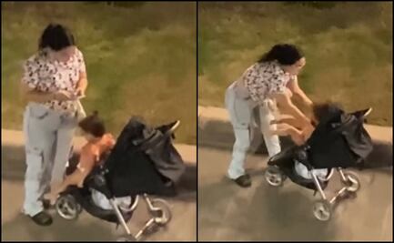 Exhiben a mujer agrediendo a una bebé en vía pública en San Luis Potosí; DIF y Fiscalía estatal investigan el caso