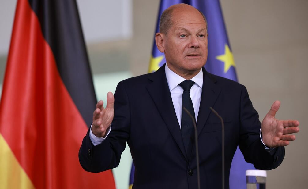 "De lo que se trata siempre es de evitar una guerra", indicó Scholz. Foto: EFE