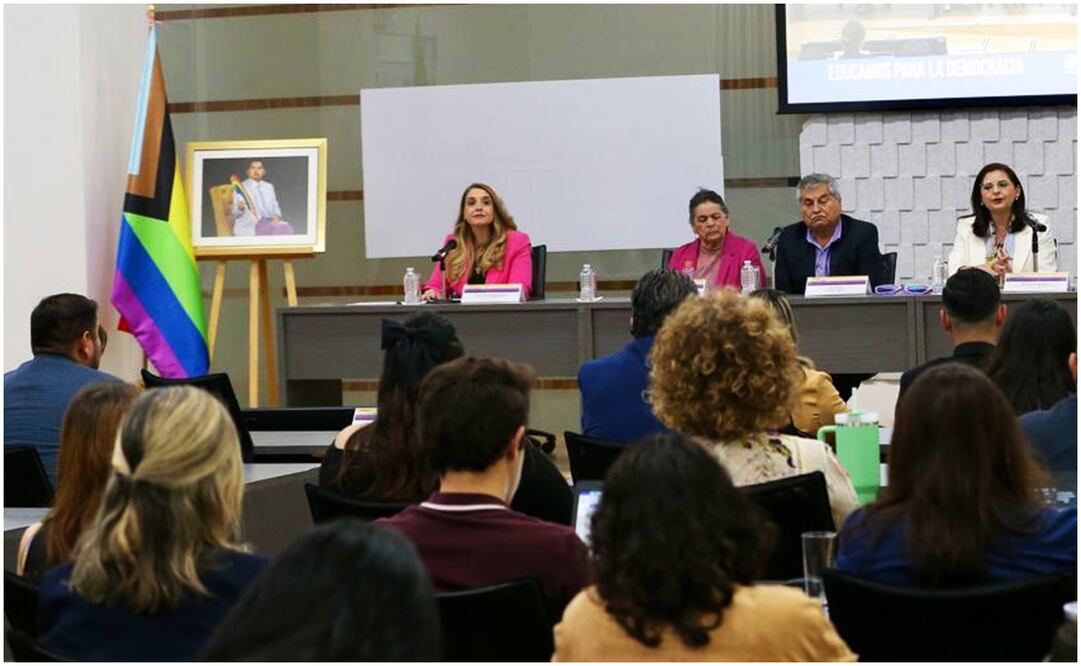 "¡Y la que juzgue!" Honran vida y legado de le magistrade Ociel Baena con especialidad en democracia inclusiva. Foto: Especial