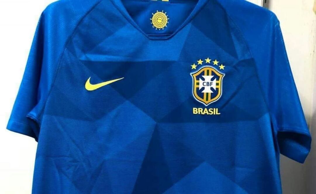 Especial. Posible uniforme de visitante del equipo brasileño para el Mundial de Rusia 2018 