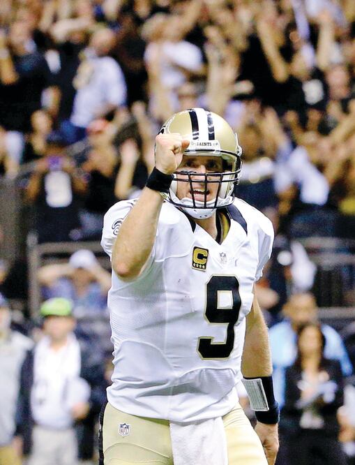 Drew Brees rompió con los pronósticos con su victoria (DERICK E. HINGLE. USA TODAY SPORTS)