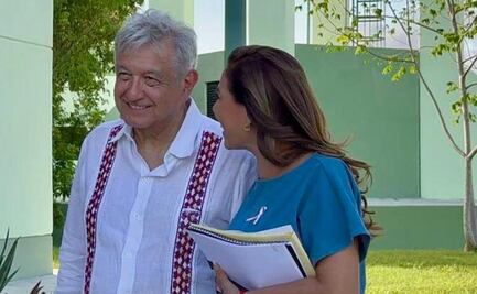 "Amor con amor se paga": gobernadora agradece apoyo de AMLO por inversión en Q. Roo