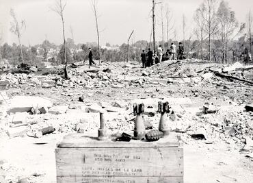 Una explosión de 20 mil granadas alarmó a los capitalinos en 1952