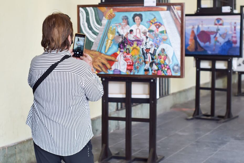 Exposición relacionada con la Guelaguetza