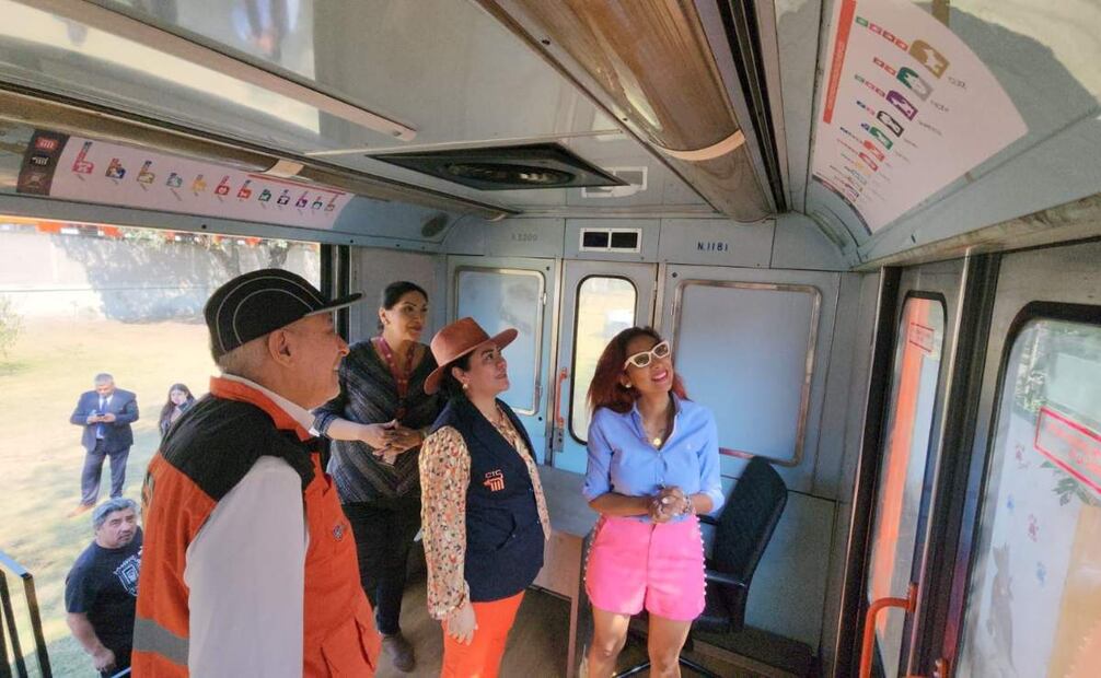 Inauguran vagón-oficina en el Centro de Transferencia Canina del Metro, 02 de marzo de 2025. Foto: Especiales
