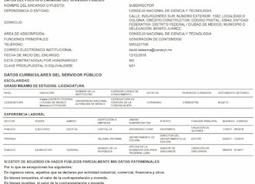 Inconformidad por el subdirector de Conacyt