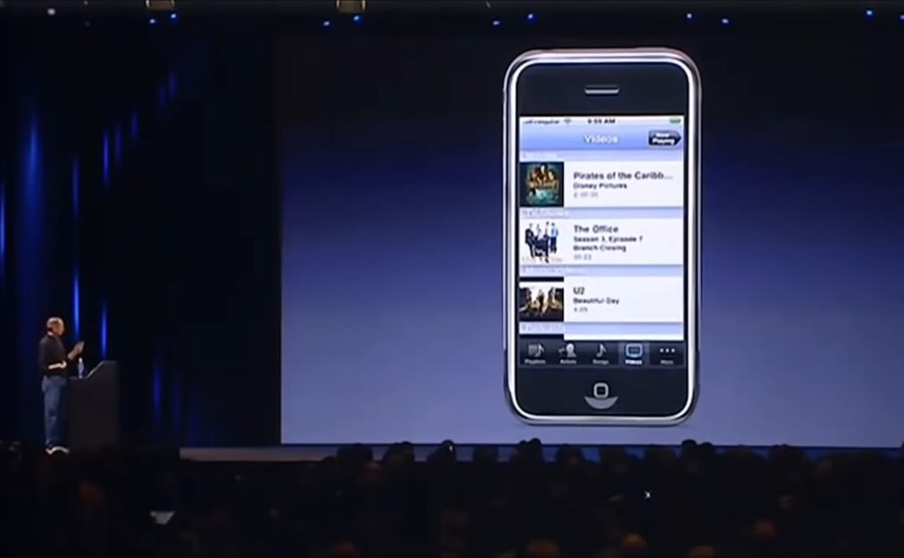 ¿Cómo fue el primer iPhone lanzado hace 18 años? Imagen: captura de pantalla