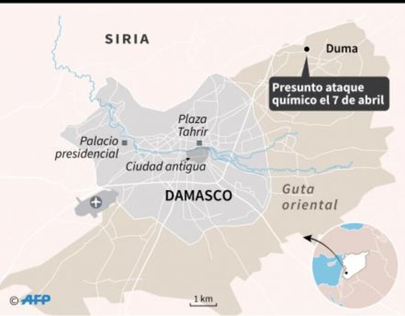 Expertos de OPAQ llegan a la ciudad siria de Duma para investigar ataques químicos