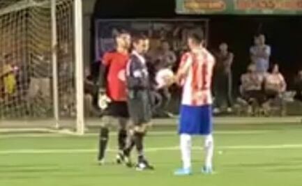 César Ramos, sorprendido pitando en partido de futbol amateur