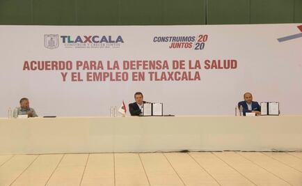Firman acuerdo en Tlaxcala para enfrentar recesión económica por Covid-19