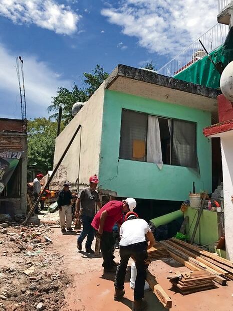 Para la edificación de las 90 casas, el arquitecto recibió apoyo hasta de mexicanos residentes en EU. Foto: Especial