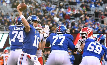 Giants sorprenden a Chiefs