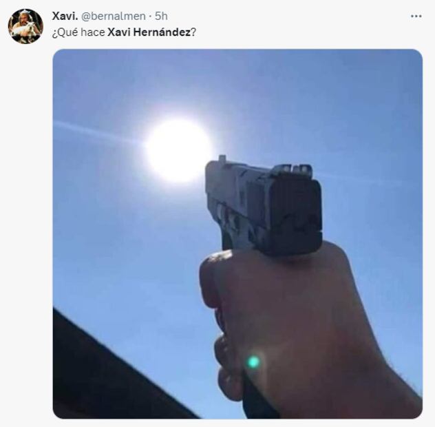 Memes y críticas se le "resbalan" a Xavi Hernández