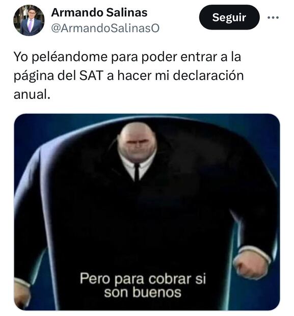 Los mejores memes de la declaración anual 2024. Foto: X