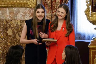 Leonor y Sofía, hijas del rey Felipe VI, dan emotivo mensaje por los 10 años de su reinado