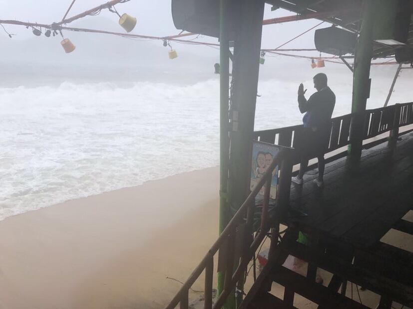 Autoridades de Protección Civil activaron la alerta roja para Los Cabos ante el acercamiento de la tormenta tropical Lidia (Foto: Cortesía Tribuna de Los Cabos)