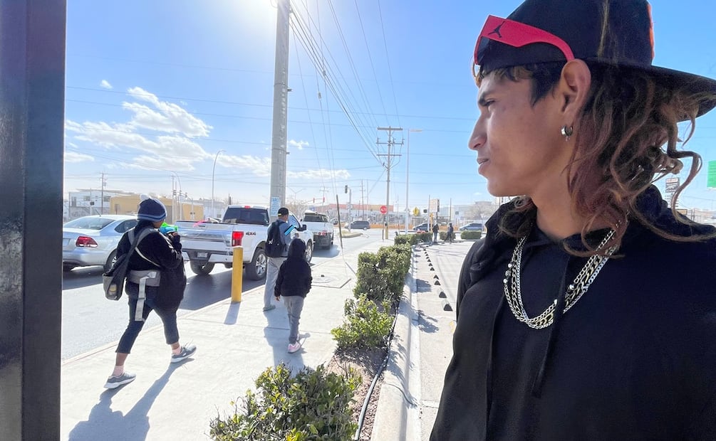 Tras eminente eliminación de CBP One migrantes en Ciudad Juárez esperan a nuevas medidas impuestas por Trump. Foto: Paola Gamboa