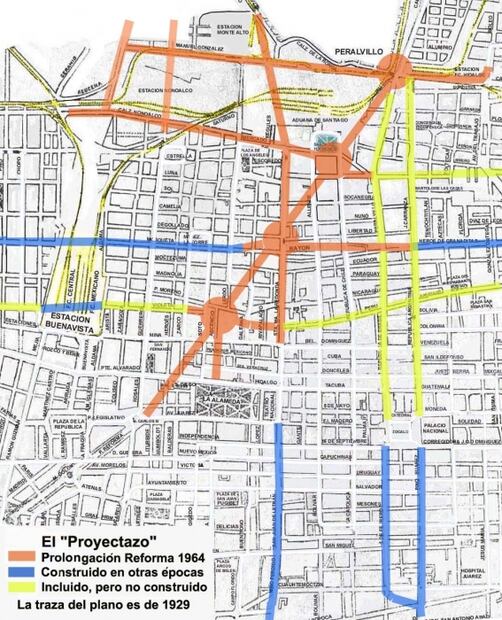 El lado olvidado y devastado de Reforma