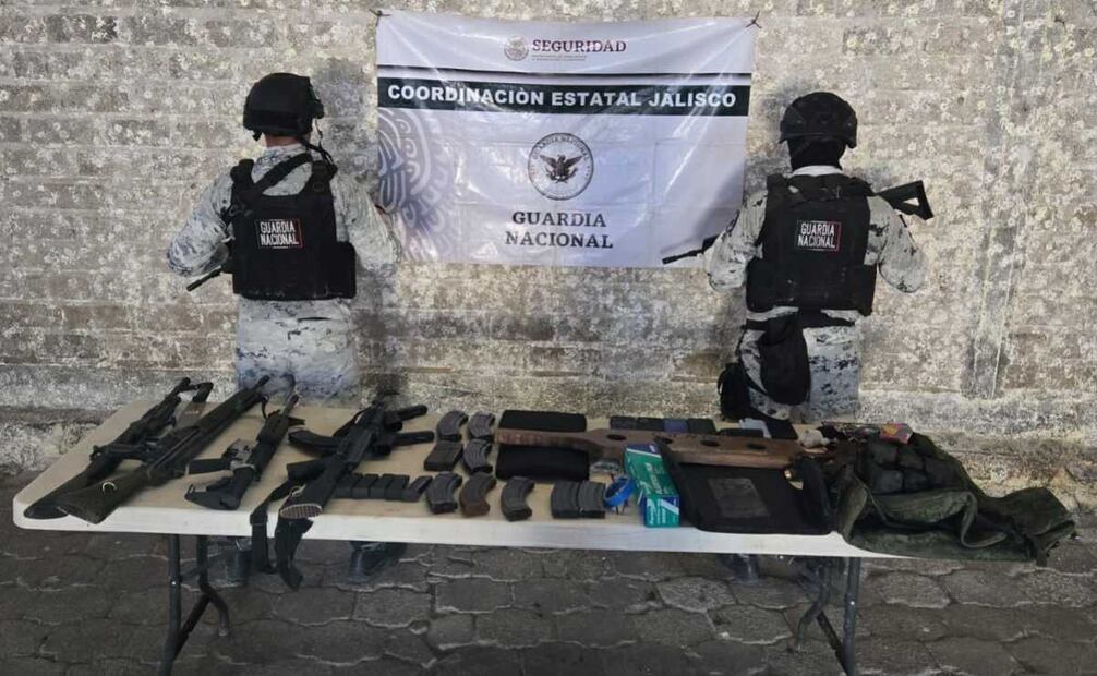 Primera vez en que la Guardia Nacional estuvo en el Rancho Izaguirre en septiembre de 2024. Foto: X @GN_MEXICO_