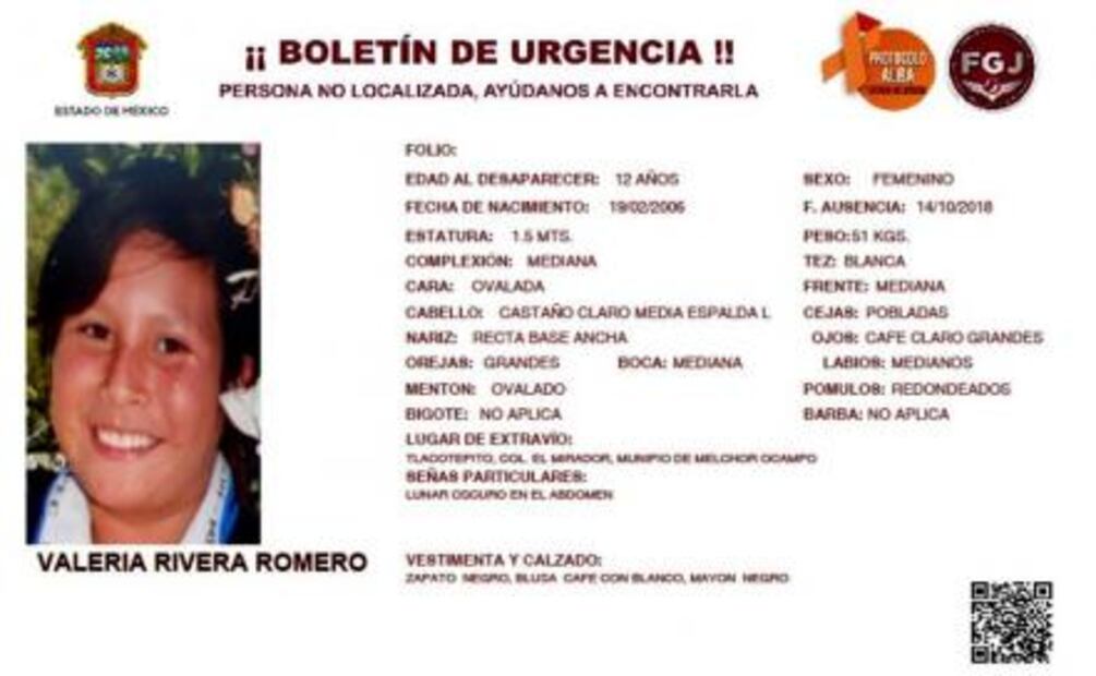 “La mataron y toda la noche la buscamos", dicen familiares de Valeria, la niña de 12 años hallada muerta