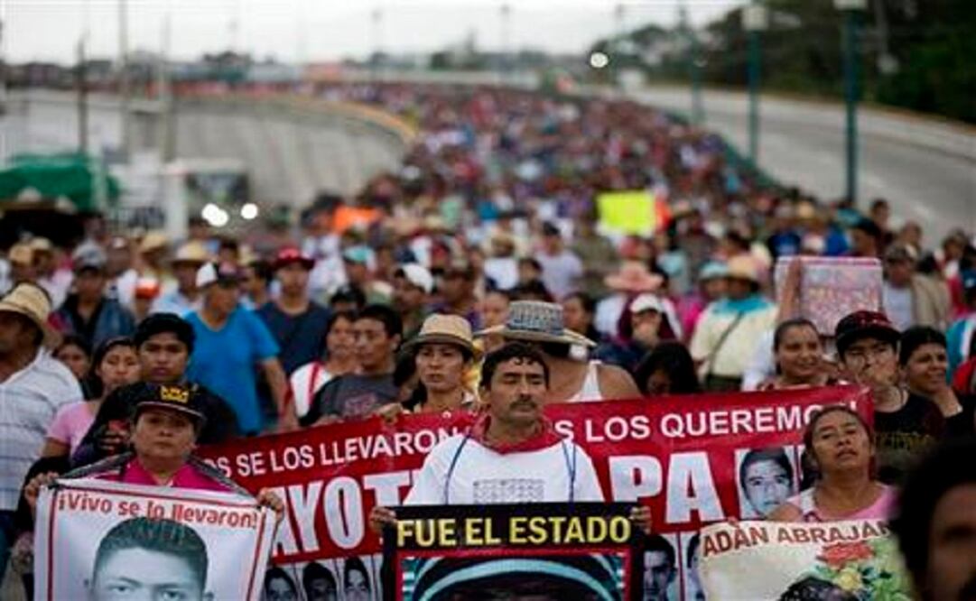 The human rights commission issued a list of 32 omissions in and recommendations for the investigation of the disappearance of the teachers' college students. (Photo: AP)