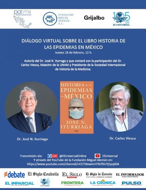 Expertos dialogarán sobre las epidemias que han azotado a México a lo largo de su historia