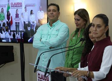 Sheinbaum defiende candidatura al Senado de Eugenio Hernández, exgobernador priista de Tamaulipas