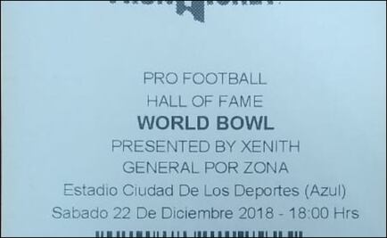 ¡Generan caos y molestia! Imprimen boletos para el World Bowl con hora equivocada