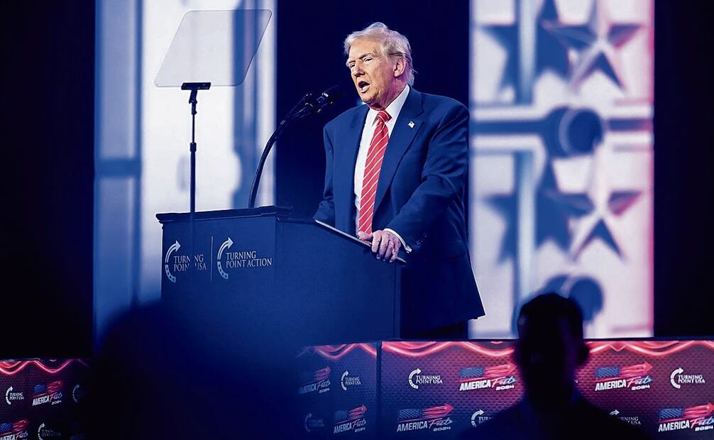 El futuro presidente usó el ataque con camioneta en Nueva Orleans, cometido presuntamente por un agente inmobiliario que sirvió en el ejército, para arremeter contra el presidente Joe Biden. Foto: AP/Archivo