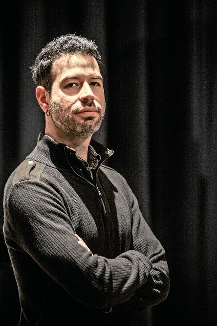 Pablos juega con sonidos, mientras la cámara encuadra el rostro de la actriz, en el filme (Especial)