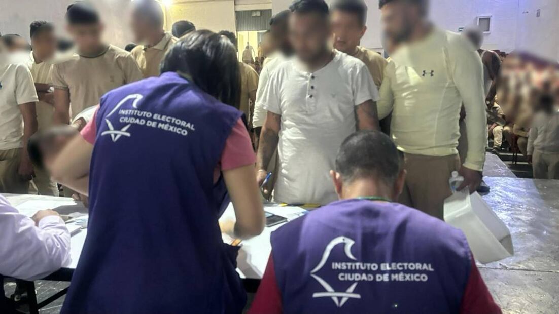 Por primera ocasión en la historia de la capital del país, mil 572 personas en prisión preventiva tienen el derecho y oportunidad de votar. Foto: Especial