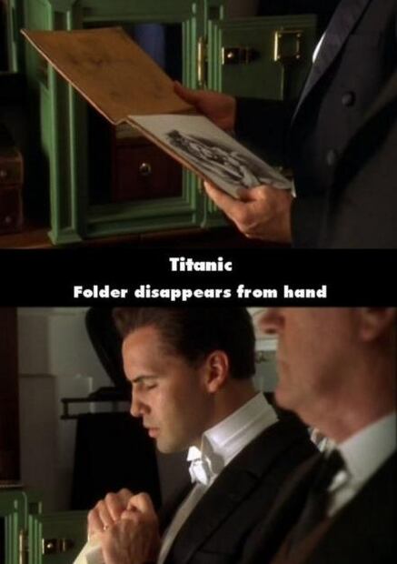 Los 20 errores de la película "Titanic"