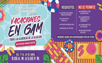 Semana Santa 2025: albercas de GAM serán gratuitas este fin de semana; ubicaciones, horarios y todo lo que debes saber para ir a echarte un chapuzón