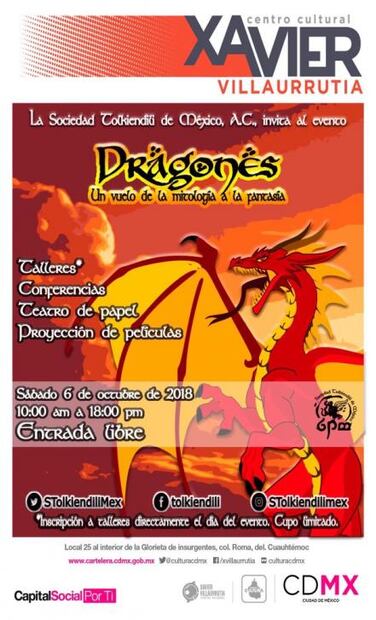 Dragones para difundir la obra de J.R.R. Tolkien