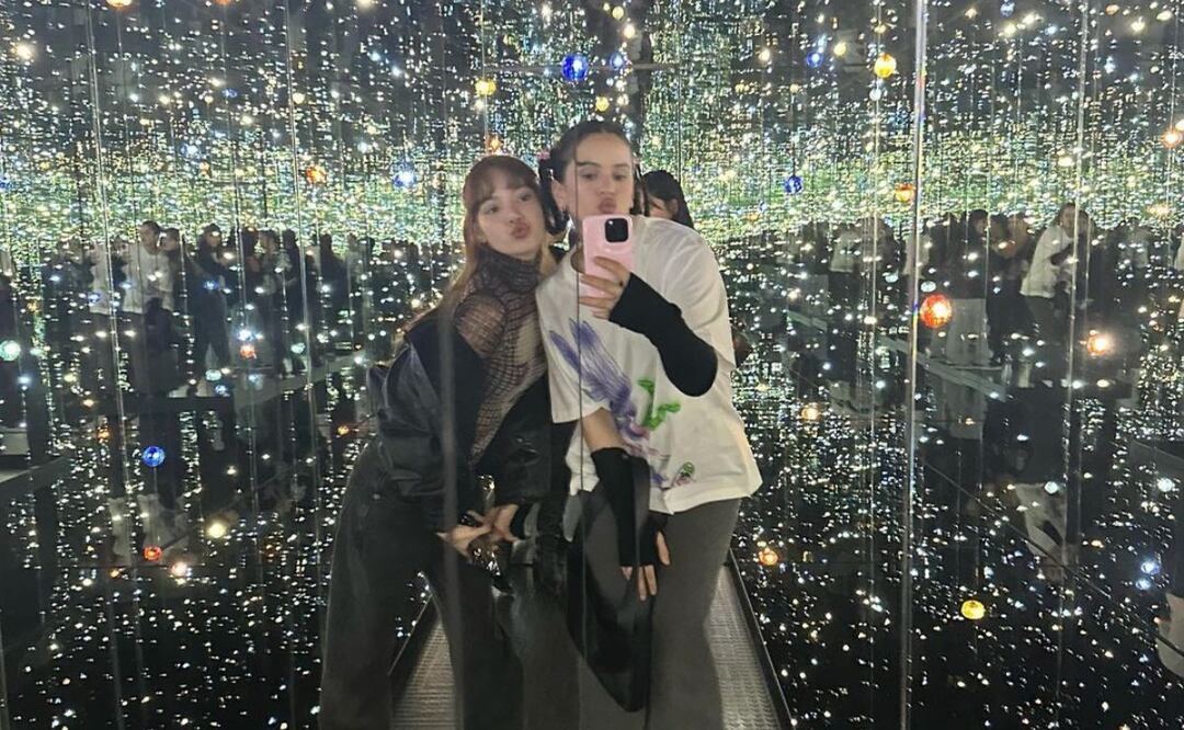 Rosalía y Lisa. Fuente: Instagram @rosalia.vt
