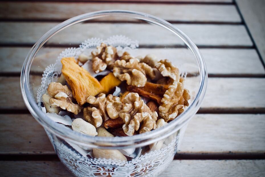 Frutos secos y salud. Fuente: Pixabay