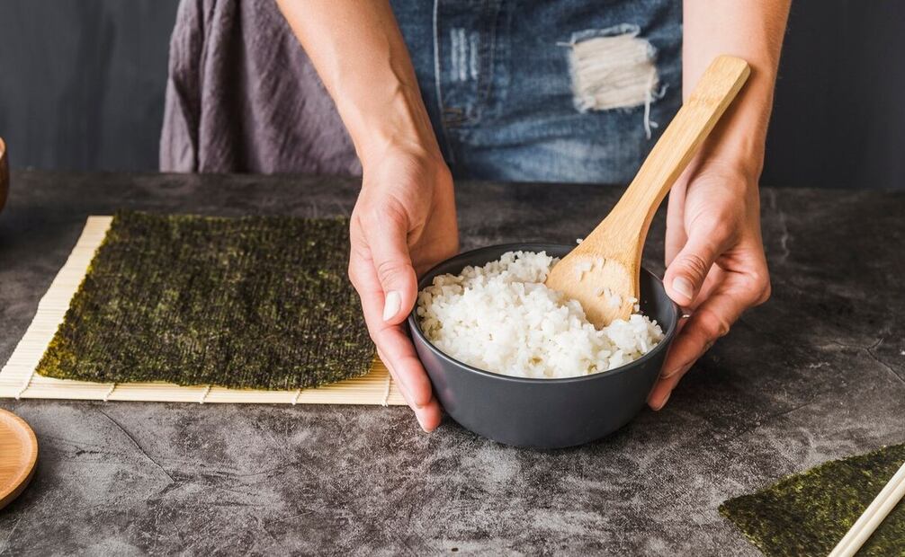 Arroz para sushi. Foto: Freepik