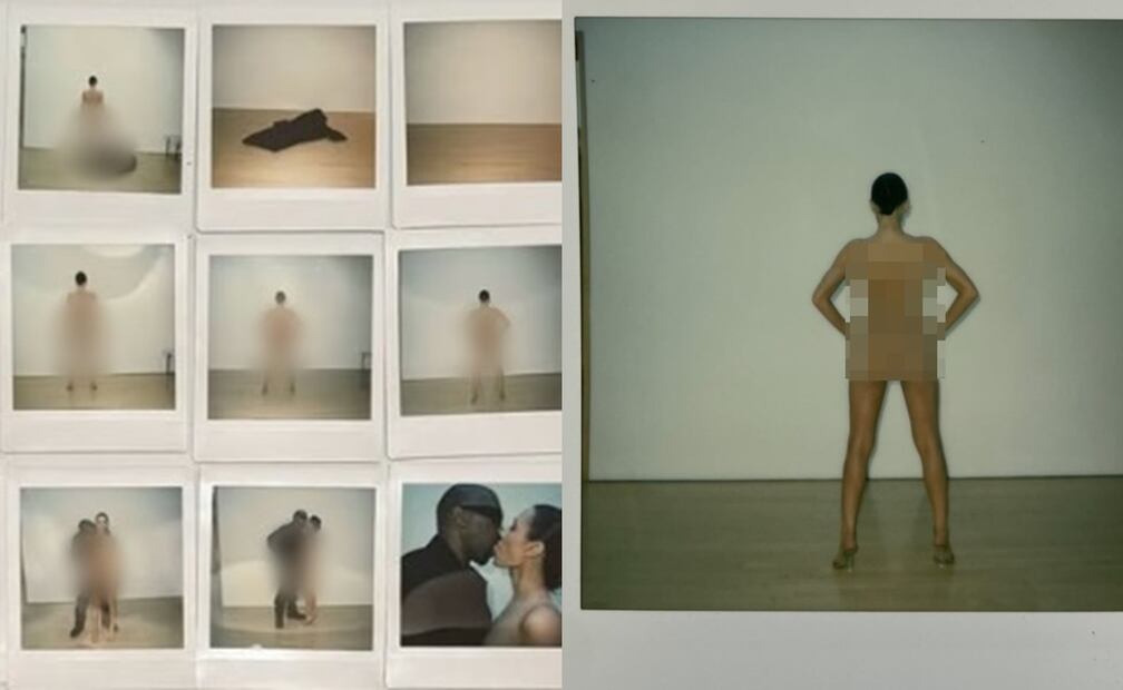 Bianca Censori y Kanye West. Foto: Instagram oficial.