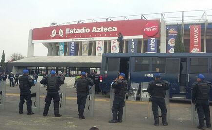 Resguardan 7 mil policías el América-Pumas 