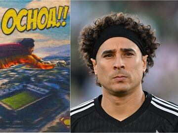 Guillermo Ochoa, el protagonista de un cómic por sus actuaciones en la Serie A