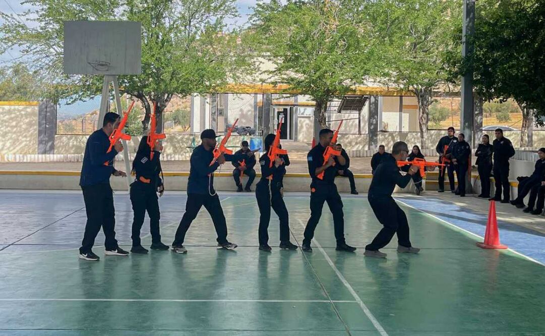 163 policías estatales de Sonora recibieron entrenamiento avanzado en técnicas policiales de parte de EU. Foto: Especial