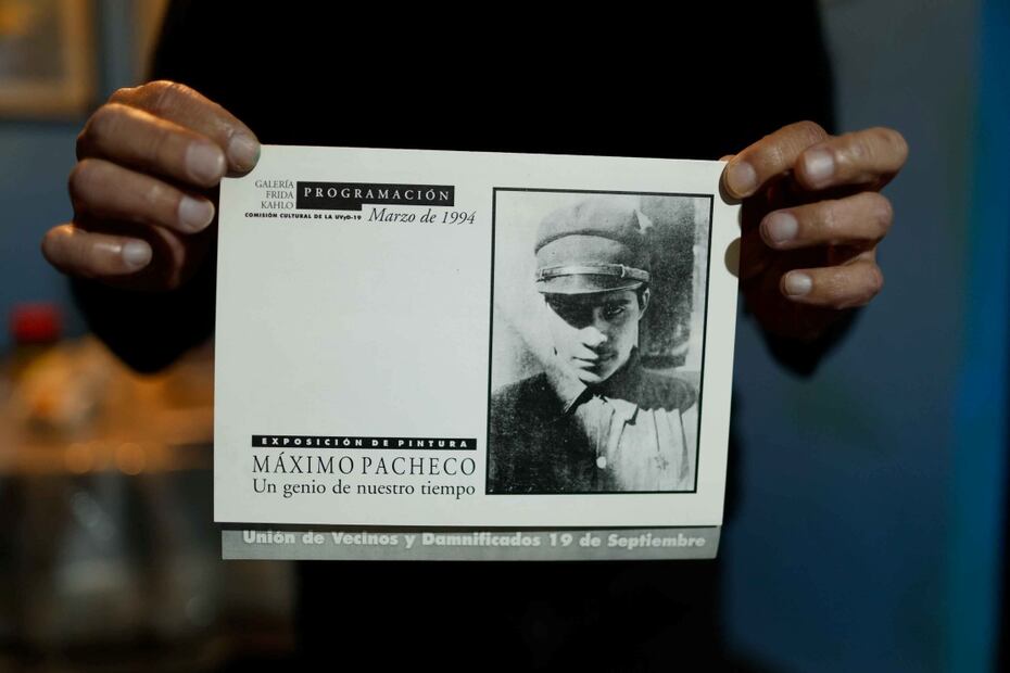 Fotografía del rostro de Máximo Pacheco, muralista indígena que pintó junto con Diego Rivera y Fermín Revueltas. Diego Simón Sánchez/EL UNIVERSAL