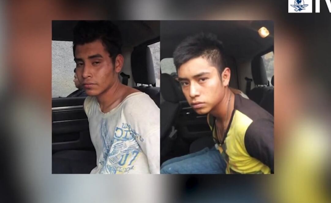 Two of the three suspects arrested for the murder. (Photo: Taken from video)