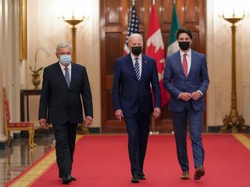Sheinbaum felicita a AMLO por resultados de reunión con Biden y Trudeau