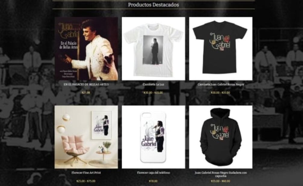 Lanzan marca de Juan Gabriel previo a su aniversario luctuoso