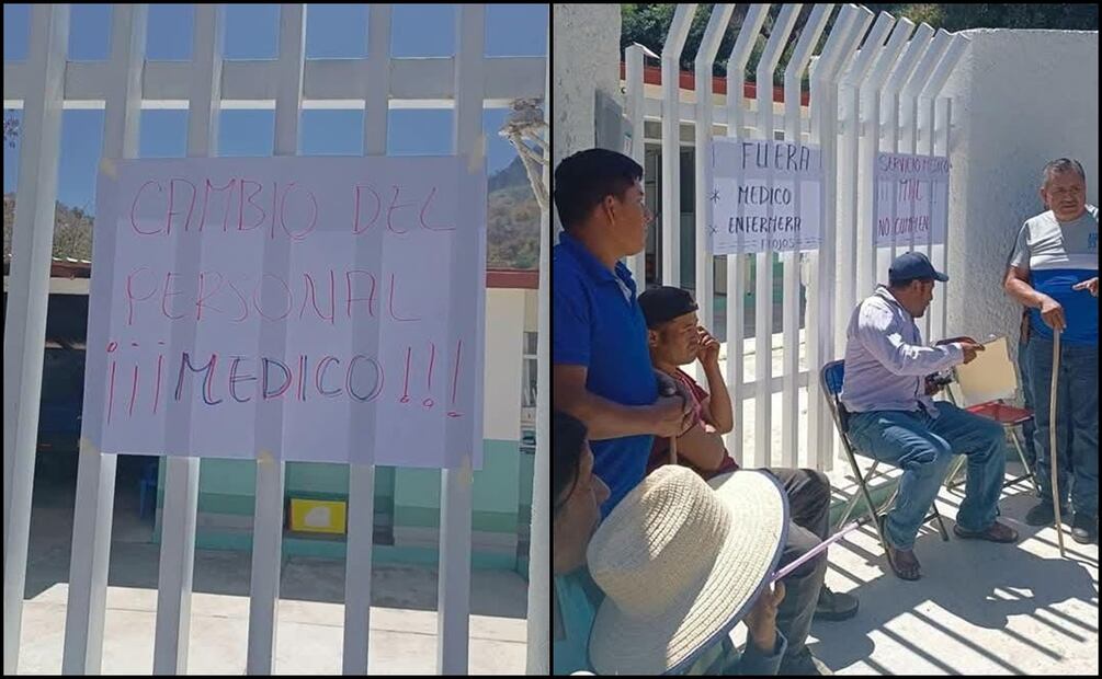 Los manifestantes se plantaron en las afueras del Centro de Salud hasta ser atendidos por las autoridades. Foto: Especial