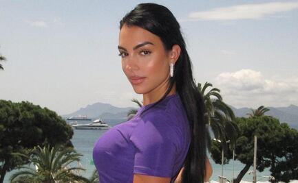 Georgina Rodríguez impacta con vestido rojo de escote pronunciado